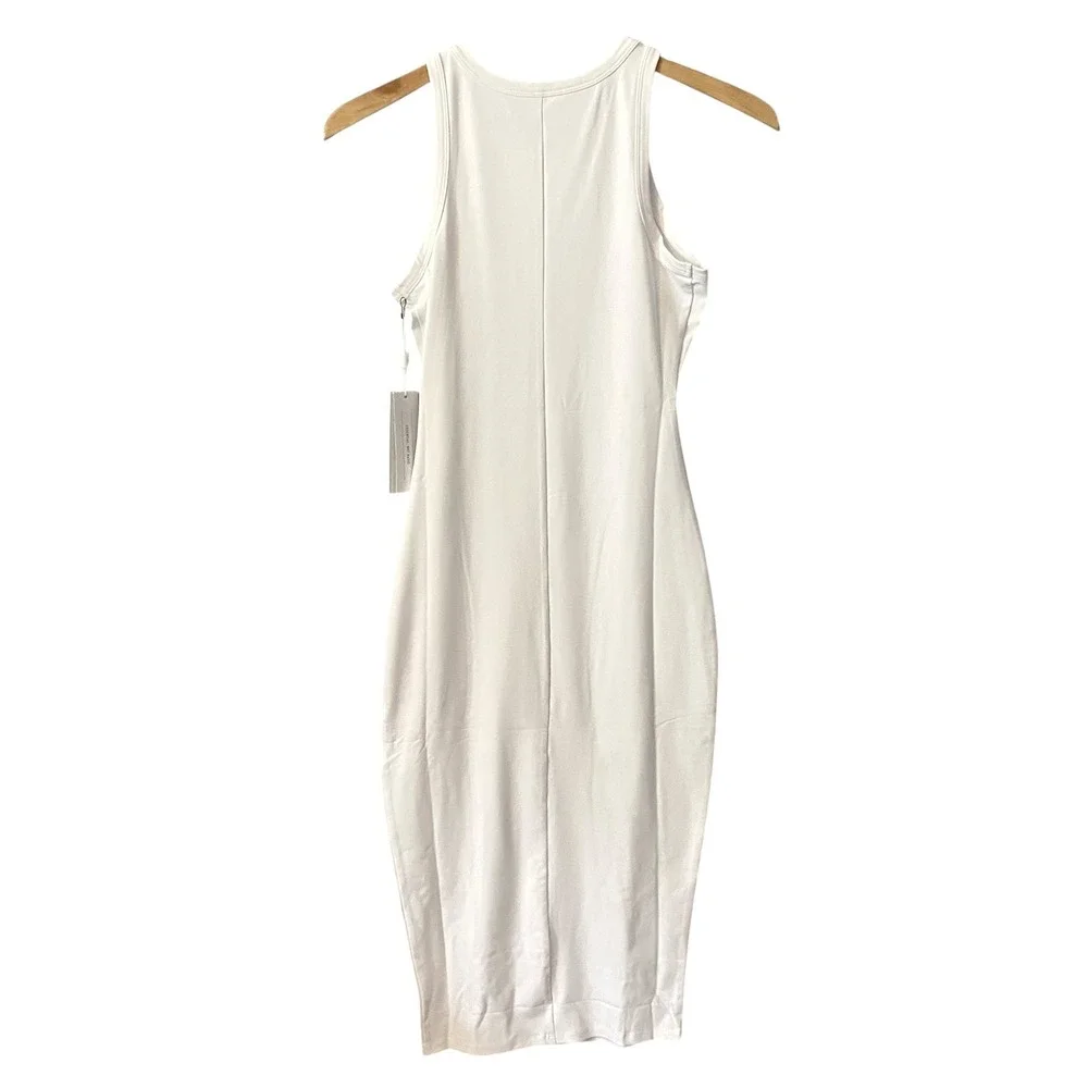 Revolve 525 America White Sleeveless Bodycon Band-Aid Midi Dress Women XS - Picture 2 of 4